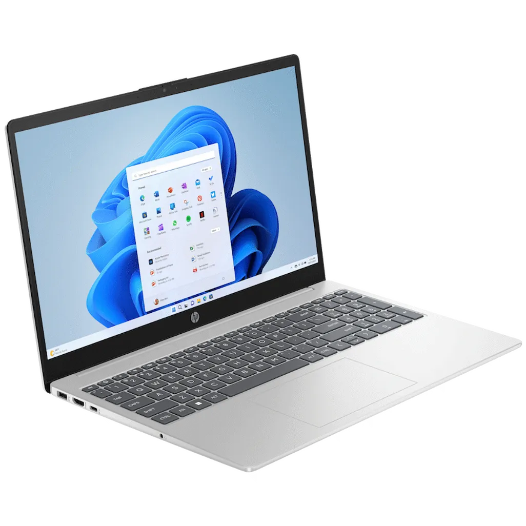 HP Laptop 15 Otto 23C1, AMD Ryzen™ 3 7320U, 8GB RAM, 256GB SSD, 15.6" FHD Display, Windows 11 Home