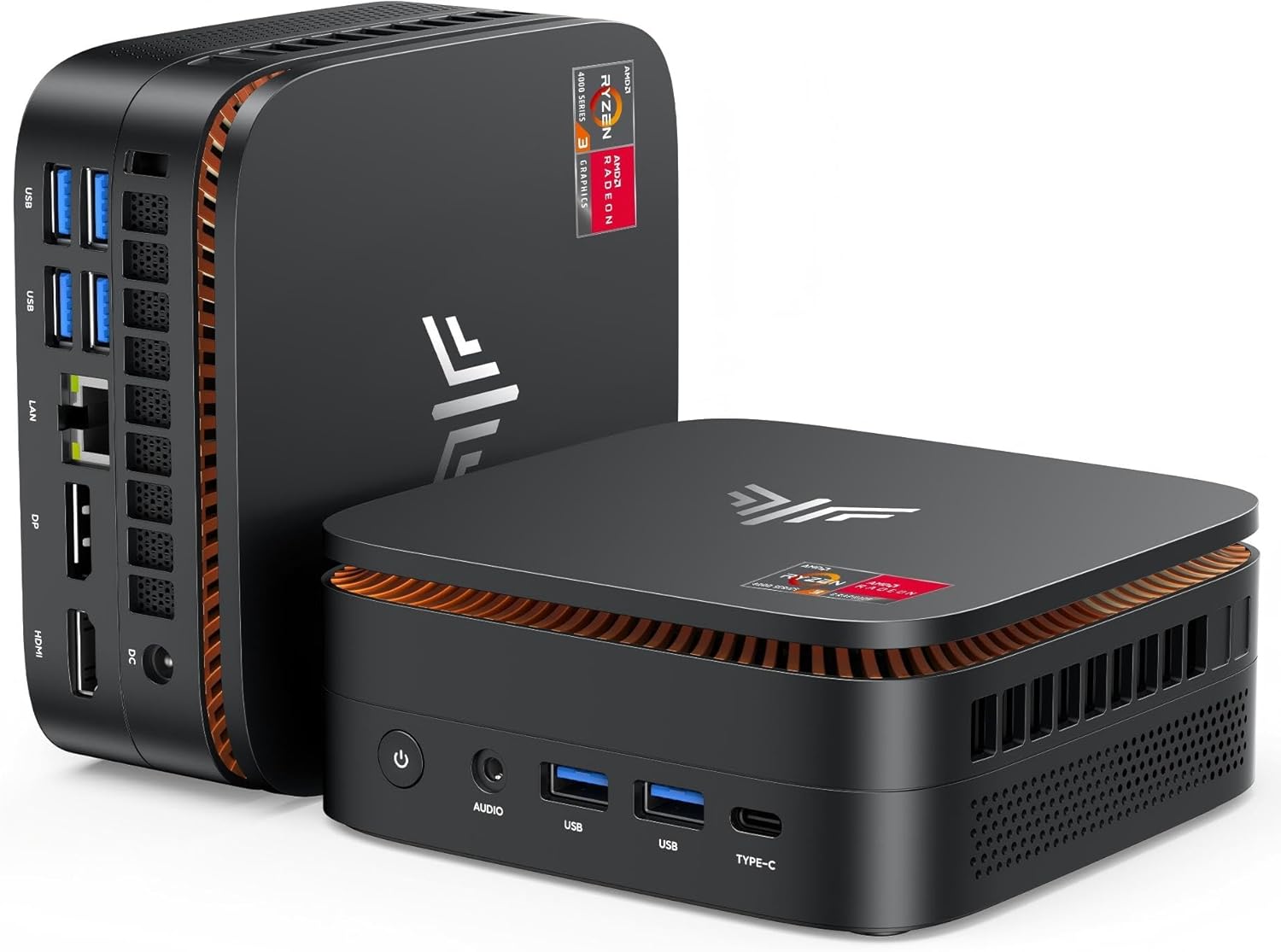 KAMRUI Pinova P1 Mini PC, Win11 Pro AMD Ryzen 3 4300U(Beat 10110U/N150/N95 up to 3.7GHz), 16GB RAM 512GB SSD Mini Desktop Computer Support 4K HDMI+DP+Type-C/WiFi/BT for Business Home Office Mini pc