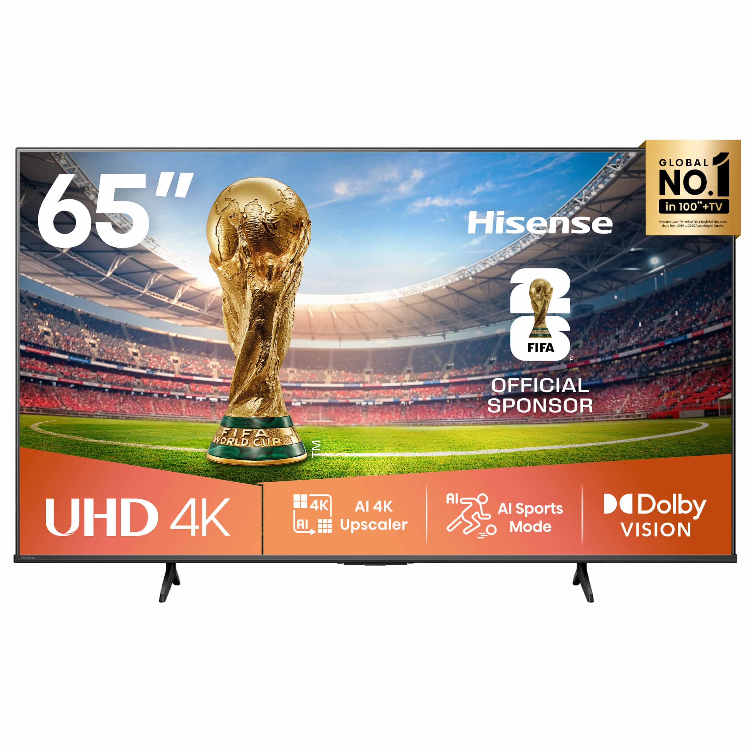 HISENSE 65-inch A6Q UHD 4K Smart LED TV