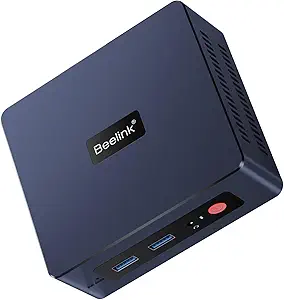 Beelink SER3 Mini PC, AMD Ryzen 3 3200U(14nm, 2C/4T) up to 3.5GHz, Mini Gaming Computer 16GB DDR4 RAM 500GB PCIE3.0 X4 SSD, Micro PC 4K@60Hz Dual Display, Mini Computer WiFi6/BT5.2/HTPC/W-11 Pro