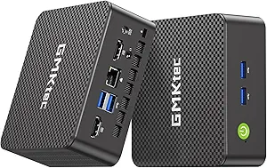 GMKtec G3 Pro Mini PC, Intel Core i3-10110U (Beats 4300U/N150) 16GB DDR4 (Dual Channel) 512GB PCIe M.2 SSD, Desktop Computer 4K Dual HDMI/USB3.2/WiFi 6/BT5.2/2.5GbE for Office, Business