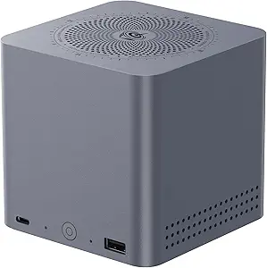 Beelink ME Mini PC, Intel Alder Lake N95 12G LPDDR5 4800MT/s, 64G EMMC, WiFi-6 +BT5.2 +Dual 2.5G LAN, Built-in PSU, 4K HDMI, Mini Computer for NAS/Home Theater/Soft Router/Data Center/W11 Home
